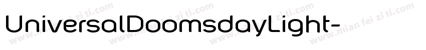 UniversalDoomsdayLight字体转换