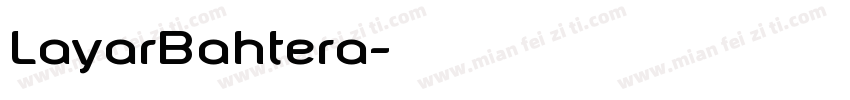 LayarBahtera字体转换