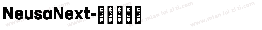 NeusaNext字体转换