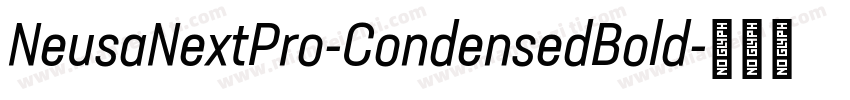 NeusaNextPro-CondensedBold字体转换