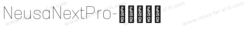 NeusaNextPro字体转换