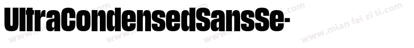 UltraCondensedSansSe字体转换