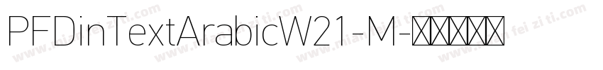 PFDinTextArabicW21-M字体转换