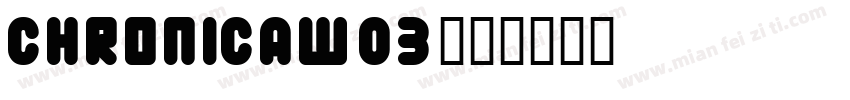 ChronicaW03字体转换