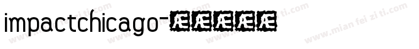 impactchicago字体转换