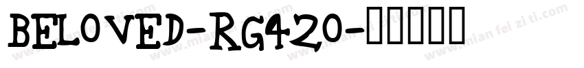 Beloved-rg42O字体转换