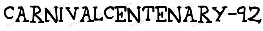 CarnivalCentenary-92a2字体转换