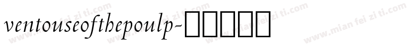 ventouseofthepoulp字体转换