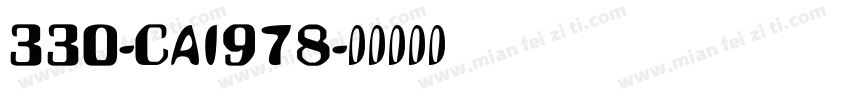 330-CAI978字体转换