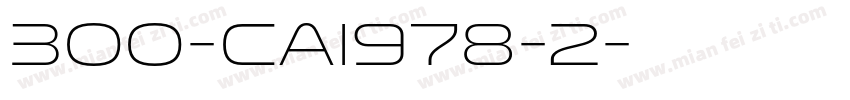 300-CAI978-2字体转换