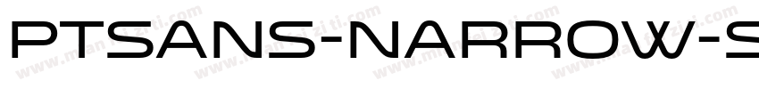 PTSans-Narrow-SC700字体转换