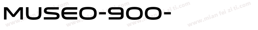 Museo-900字体转换