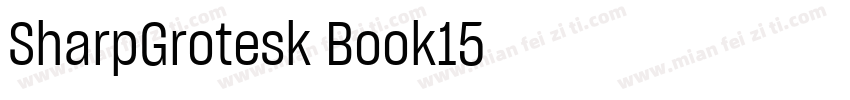 SharpGrotesk-Book15字体转换