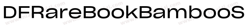 DFRareBookBambooSC24字体转换