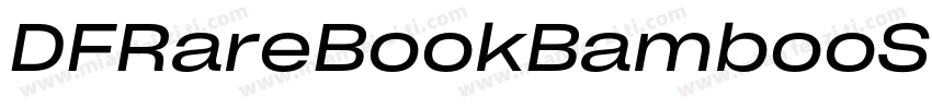 DFRareBookBambooSC24字体转换