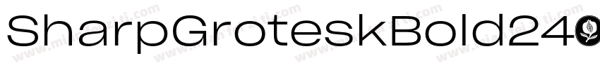 SharpGroteskBold24字体转换