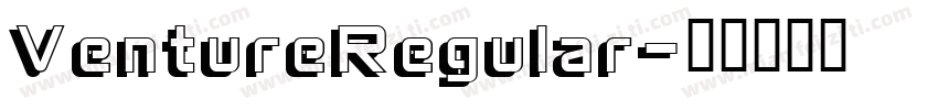 VentureRegular字体转换