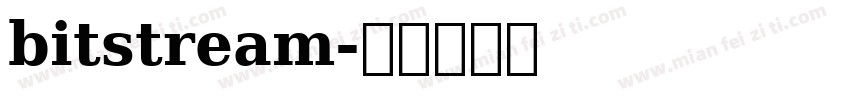bitstream字体转换