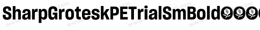 SharpGroteskPETrialSmBold字体转换