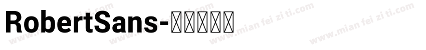 RobertSans字体转换