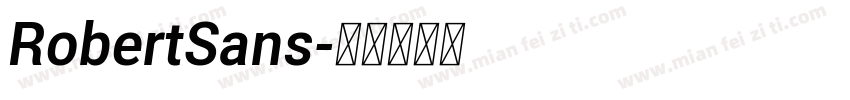RobertSans字体转换