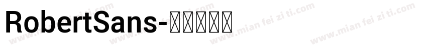 RobertSans字体转换