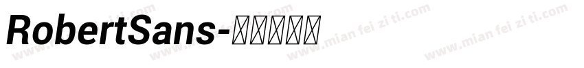 RobertSans字体转换
