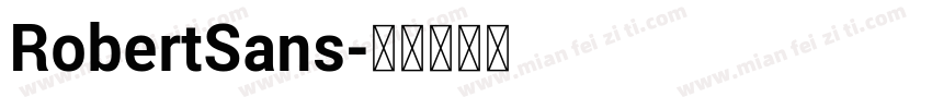 RobertSans字体转换