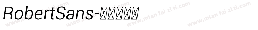 RobertSans字体转换