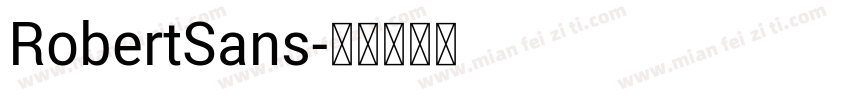RobertSans字体转换