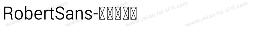 RobertSans字体转换