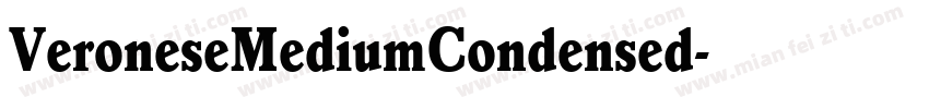 VeroneseMediumCondensed字体转换
