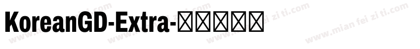 KoreanGD-Extra字体转换
