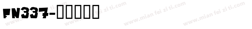 FN337字体转换