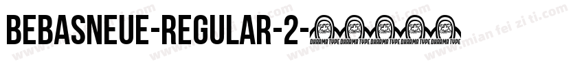 BebasNeue-Regular-2字体转换