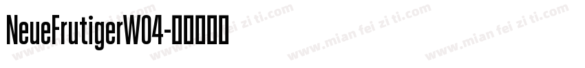 NeueFrutigerW04字体转换