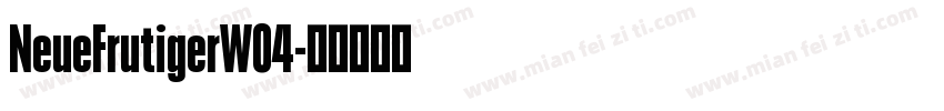 NeueFrutigerW04字体转换