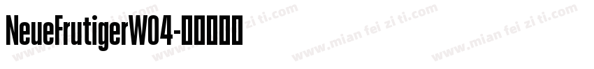 NeueFrutigerW04字体转换