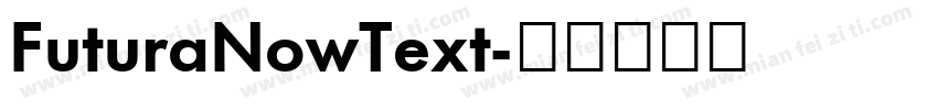 FuturaNowText字体转换