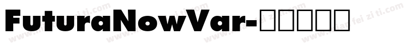 FuturaNowVar字体转换