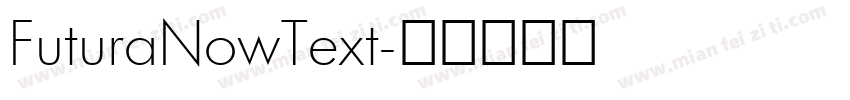 FuturaNowText字体转换