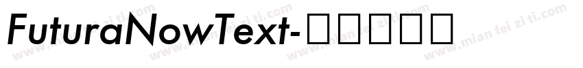 FuturaNowText字体转换