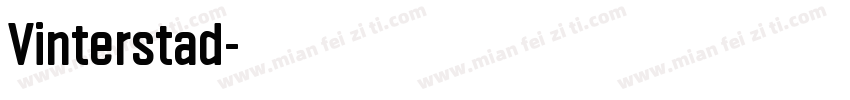 Vinterstad字体转换