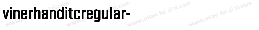 vinerhanditcregular字体转换