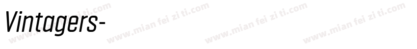 Vintagers字体转换