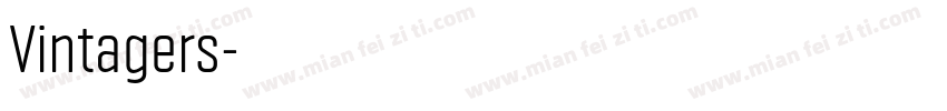 Vintagers字体转换