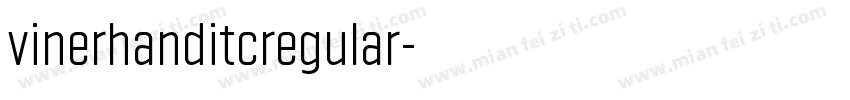 vinerhanditcregular字体转换