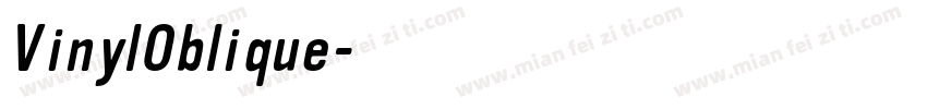 VinylOblique字体转换