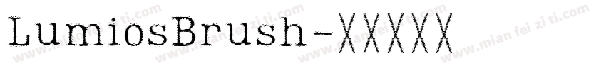 LumiosBrush字体转换