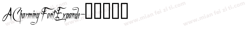 ACharmingFontExpande字体转换